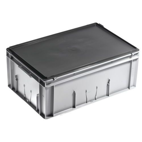 Bacs à couvercle RAKO gris - 600x400mm - 14 à 53 L - Image 3