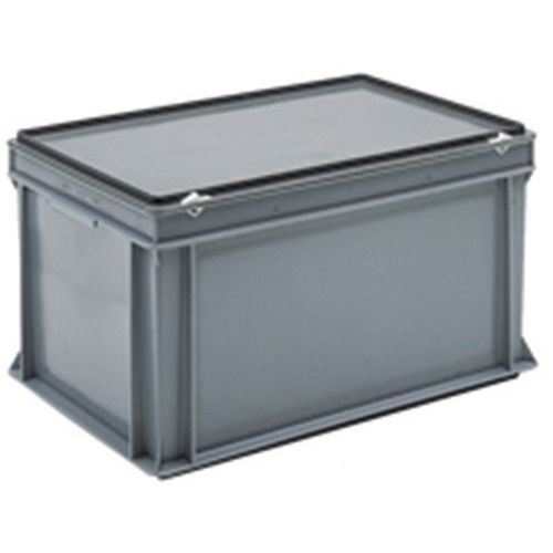 Bacs à couvercle RAKO gris - 600x400mm - 30 à 90 L - Image 3