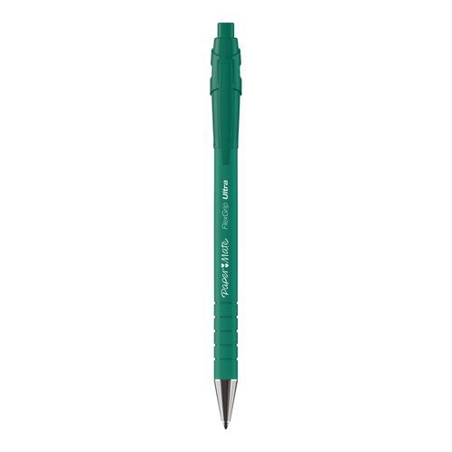 Paper Mate Flexgrip Ultra stylo bille rétractable, pointe moyenne 1 mm - vert - Image principale