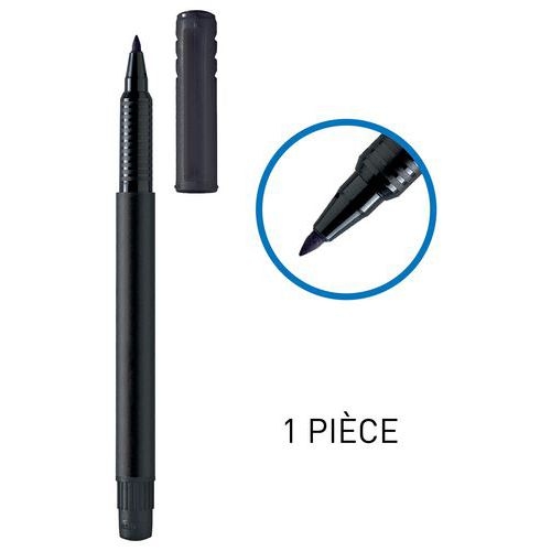 Feutre pointe moyenne nylon 1 mm - Noir - Image principale
