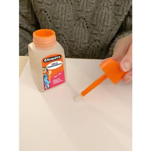Flacon de colle liquide avec pinceau Cléopâtre 80 ml - Image 3