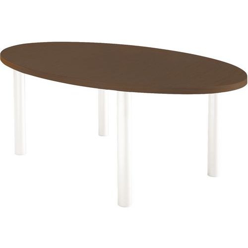 Table Ovale Conseil 4, 6 ou 8 pieds tube - Image 2