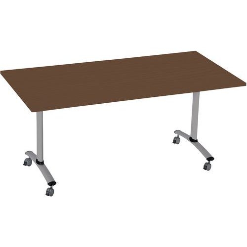 Table rectangulaire plateau mélaminé pivotant Axe - Manutan Expert - Image 10