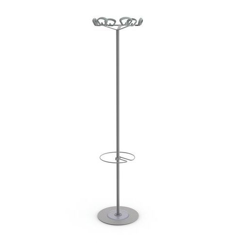 Portemanteau Kobé avec porte parapluie, Coloris : Gris - Image principale