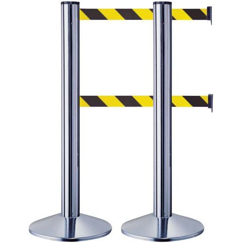 Poteau double sangle - 2m - Aluminium - Manutan Expert - Image 9