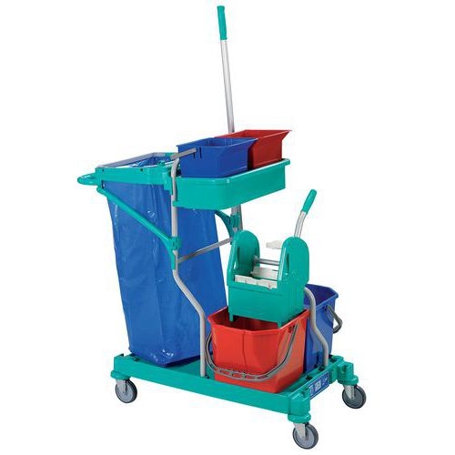 Chariot de nettoyage en plastique - Image principale