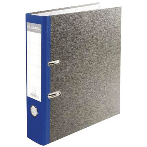Classeur à levier papier marbré gris Prem'Touch - Image 4