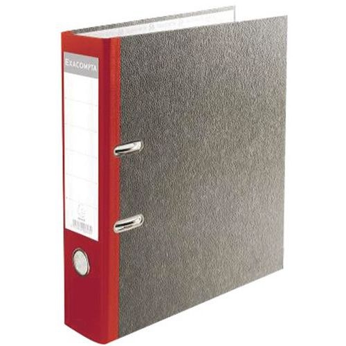 Classeur à levier papier marbré gris Prem'Touch - Image 5
