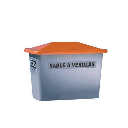 Bac à sel ou à sable haute résistance - 550 L, Poids : 26 kg - Image principale
