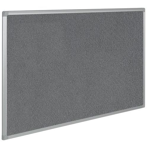 Panneau d'affichage textile Hxl : 90x120 cms - Fond Gris - Image principale