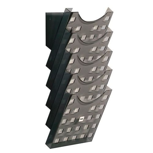 Kit de fixation murale pour présentoir Helit - A4 - Gris - Image principale