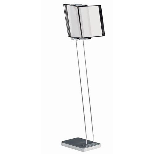 Support sur pied Tarifold - Infostand Classic -20 pochettes - Argent - Image principale