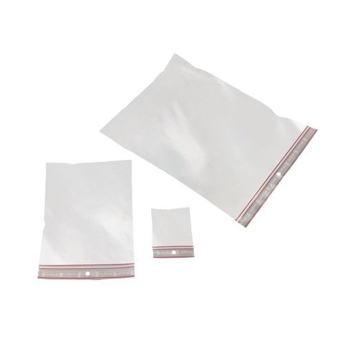 Sachet plastique Minigrip - 100 µ - Avec trou d'aération - Image principale