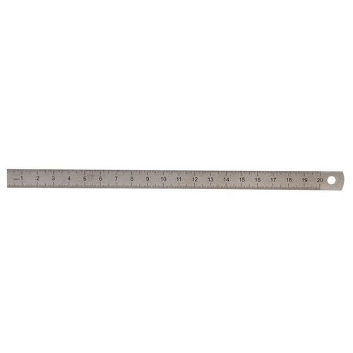 Réglet semi-rigide inox 2 faces longueur 500 mm - Image principale