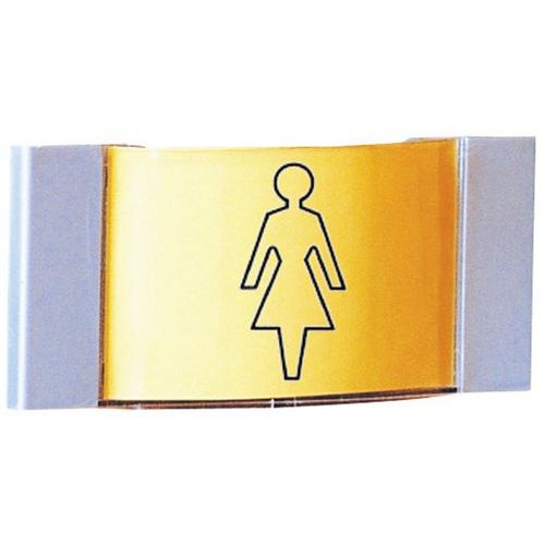 Lot de 5 plaques de porte SExTAN 55x100mm - Image principale