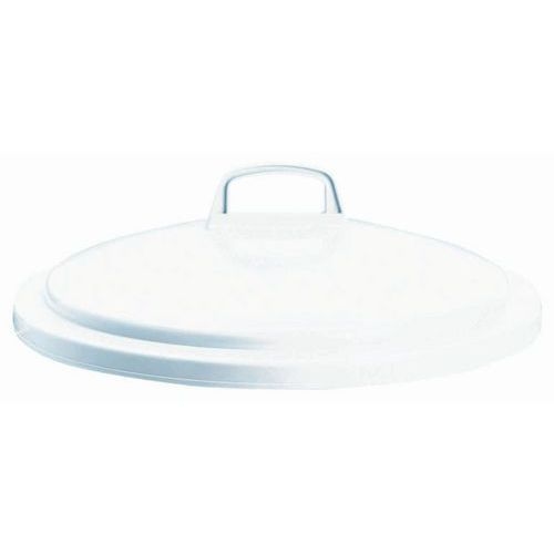 Couvercle pour poubelle 75 L tri sélectif coloris blanc - Image principale