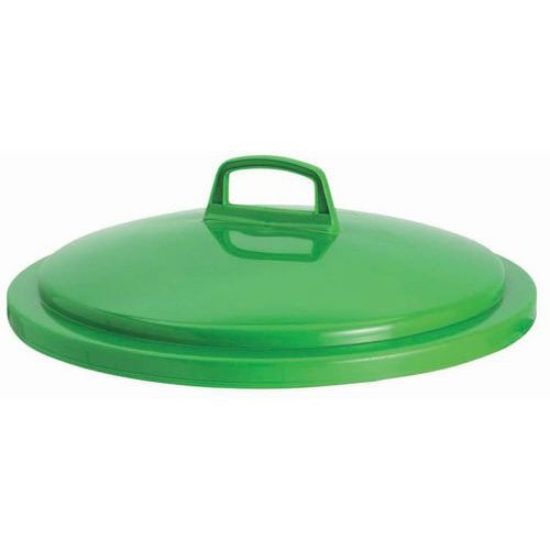 Couvercle pour poubelle 75 L tri sélectif coloris vert - Image principale