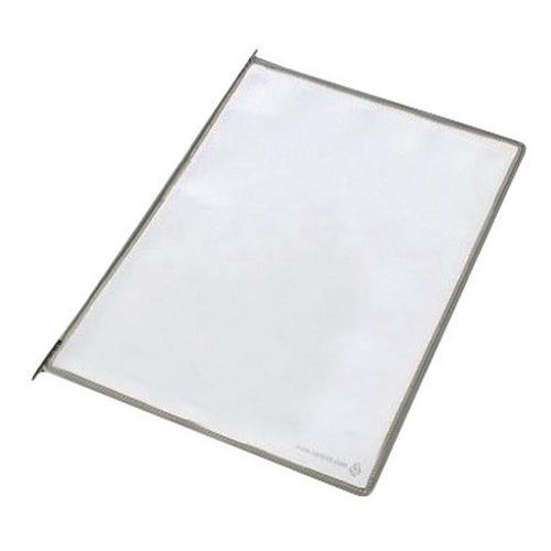Lot de 10 Pochettes à pivot Tarifold - Housse unique - A4 - Gris - Image principale