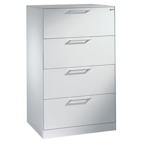 Classeur à dossiers suspendus H1310xL800xP600mm gris clair - Image principale