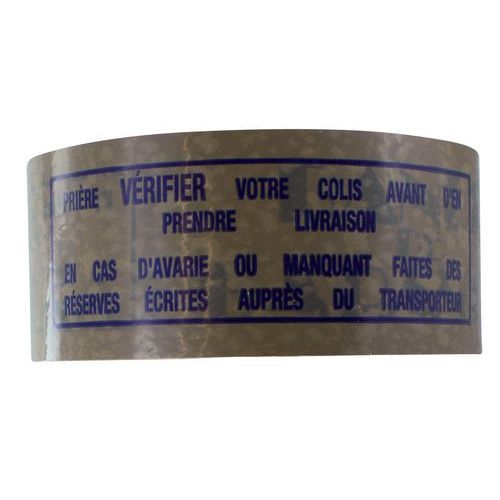 Lot de 36 rouleauxx PVC HAVANE BANDE DE GARANTIE - Image principale