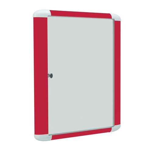 Vitrine d'intérieur Couleur - Fond aluminium - Porte en verre de sécurité - Image 3