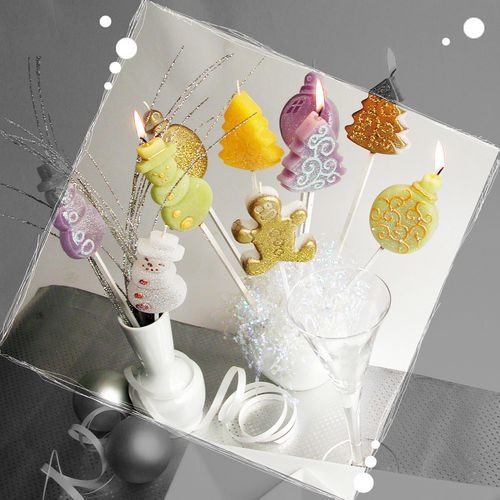 Moule bougie de noël à piquer - Image 3
