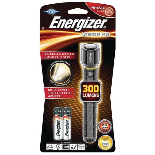 Lampe torche Vision HD Metal 2AA - 300 lm - Energizer - Image 3