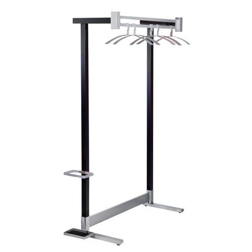 Penderie Montana simple - Capacité 10 manteaux - Argent - Image principale