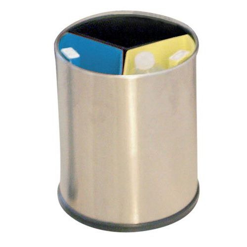 Poubelle de bureau 3 flux - Bacs colorés - 13 L - Image 4
