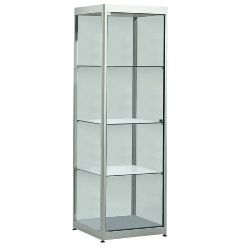 Vitrine Square Lxhxp: 100 x 190 x 60 cm socle Gris - Image principale