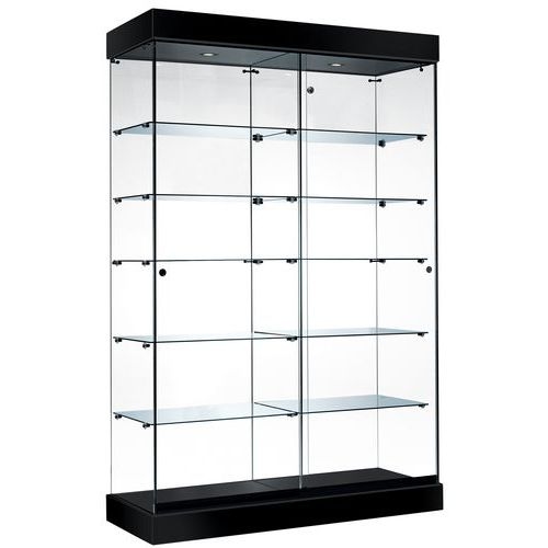 Vitrine ASF avec éclairage LED - Noir - Image 4