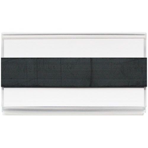 Lot de 100 Porte étiquette magnetique transparent 100x54mm - Manutan - Image principale