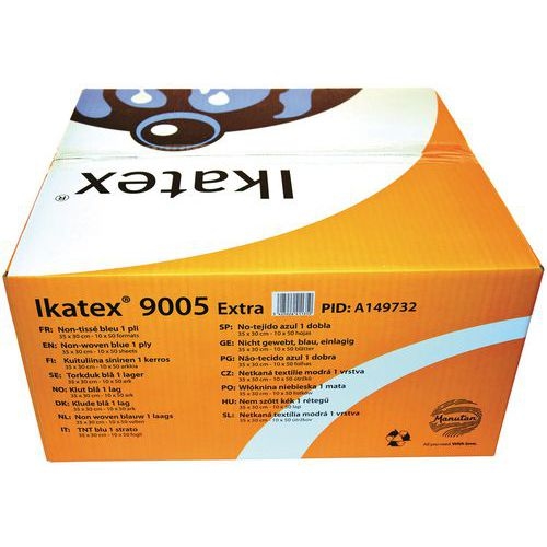 Chiffon non-tissé Ikatex - Boîte distributrice - 500 formats Bleu - Image 5