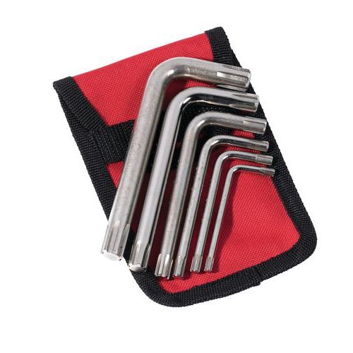 Trousse de 6 clés mâles pour empreinte à créneaux - Ref. : 64-TR6 - Image principale