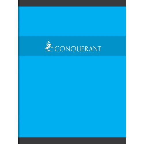 CONQUERANT Cahier 24x32cm Uni 96 Pages Agrafées Couverture Carte Coloris Assortis - Image 2