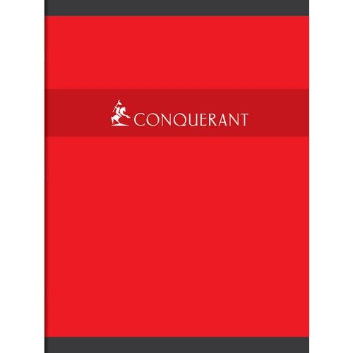 CONQUERANT Cahier 24x32cm Uni 96 Pages Agrafées Couverture Carte Coloris Assortis - Image 3