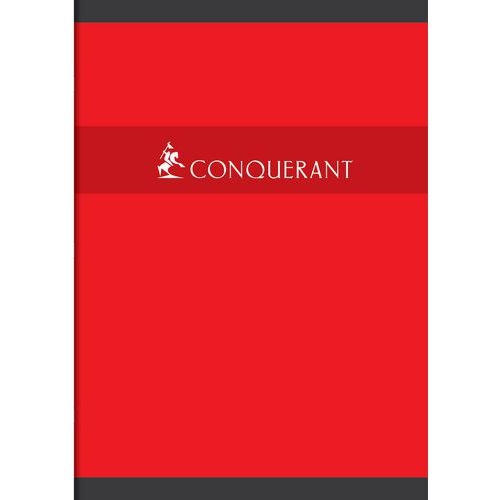 CONQUERANT Cahier A4 Petits Carreaux 5mm 192 Pages Agrafées Couverture Carte Coloris Assortis - Image 3