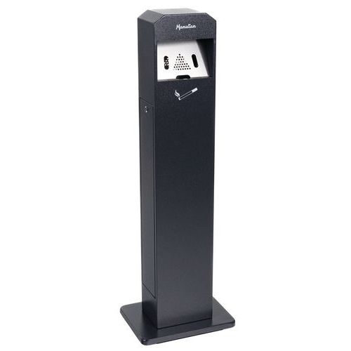Cendrier-poubelle ou cendrier colonne sur socle Manutan - Manutan Expert - Image 7