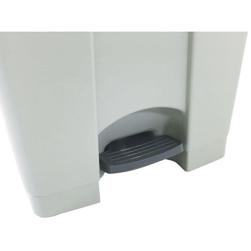 Poubelle plastique agroalimentaire 45 L gris - Image 2