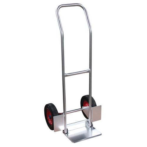 Diable alu - Roues caoutchouc - Force 200 kg - Image principale