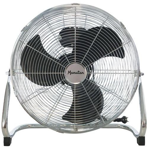Brasseur d'air métal chromé à poser 100 W - Ø 45 cm - Image 4