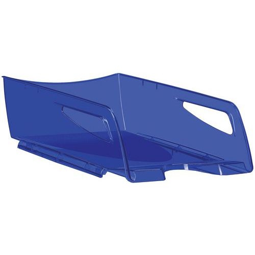 Lot de 6 corbeilles à courrier CepPro Maxi-format Bleu Electrique - Image principale