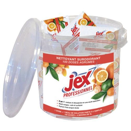 Nettoyant surodorant Agrumes Jex Pro - 100 doses x 20 mL Agrumes - Image principale