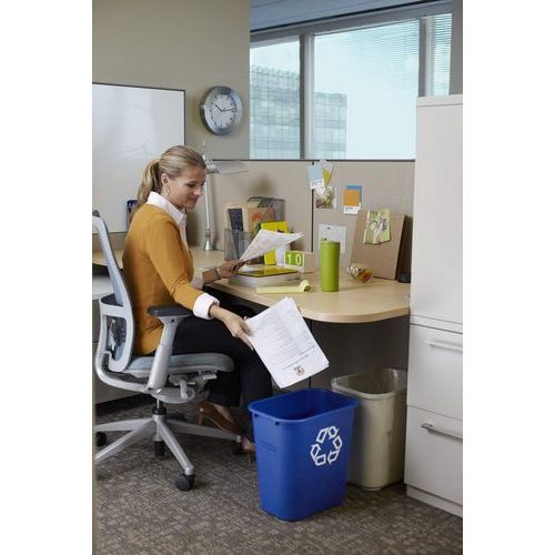 Poubelle rectangulaire Rubbermaid - 26 L - Image 3