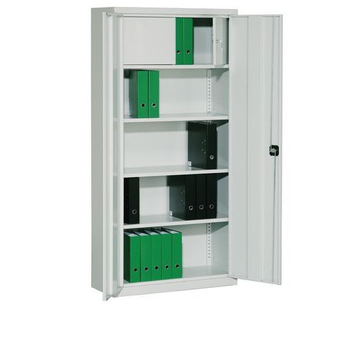 Armoire à dossiers métallique - 195x95x40 cm - 3 étagères - Image principale