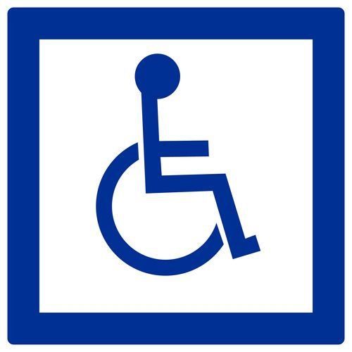 Panneau de signalisation d'indication - CE14 - Accès aux personnes à mobilité réduite - Image principale