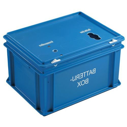 Boîte à piles - 20 L - Bleu - Image principale
