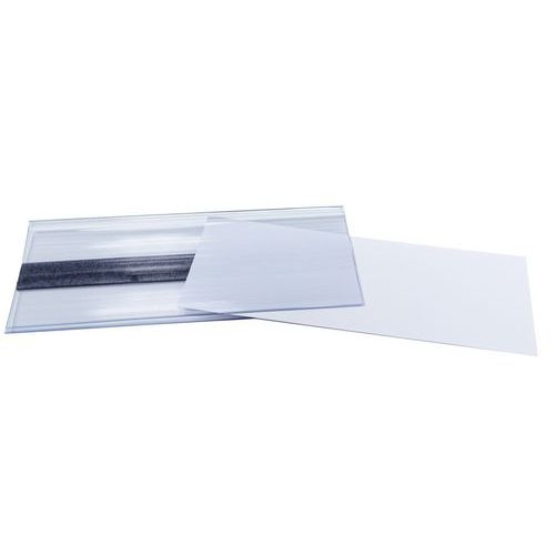 Porte-étiquette transparent - Magnétique - Manutan Expert - Image 8