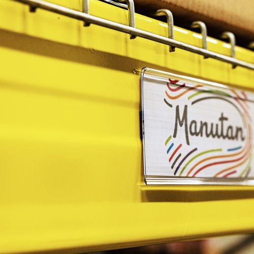Lot de 50 porte-étiquettes magnétique 80x200 - MANUTAN - Image 6
