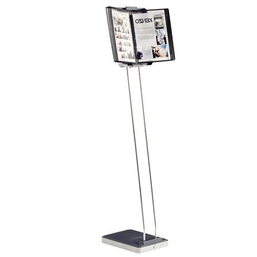 Support sur pied Tarifold - Infostand Classic -20 pochettes - Argent - Image 2
